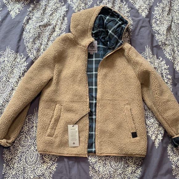 Warm shearling jacket - Picture 1 of 9